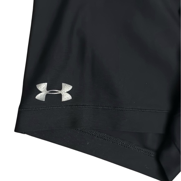 Under Armour Black Athletic Shorts with Moisture-Wicking Fabric - Picture 2 of 6